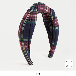 Brand New! JCrew Tartan Plaid Knotted Headband